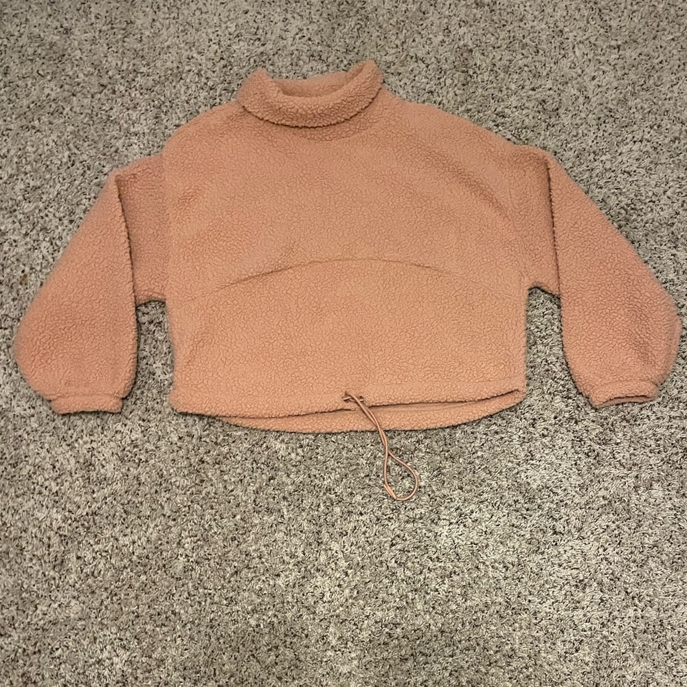 Women's Turtleneck Sweater in Warm Peach from Old Navy
